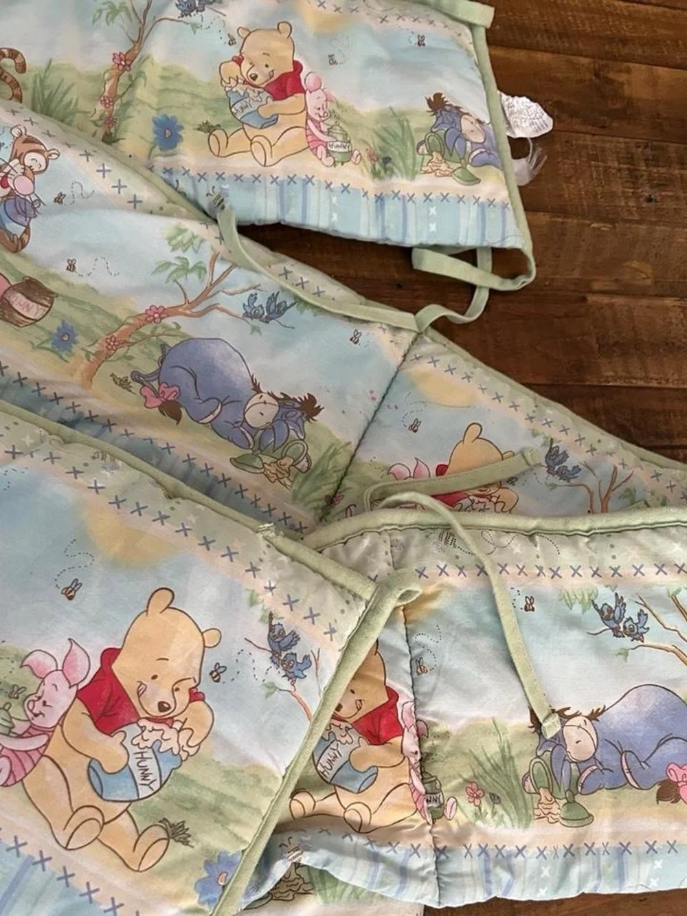 Vintage 1900’s Disney Winnie the Pooh Nursery in Light Blue and Pale Green